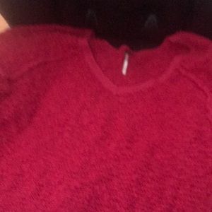 Free People! Over sized off shoulder sweater